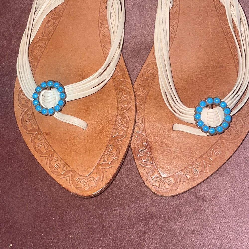 Yellow box flip flops  - Picture 2 of 7